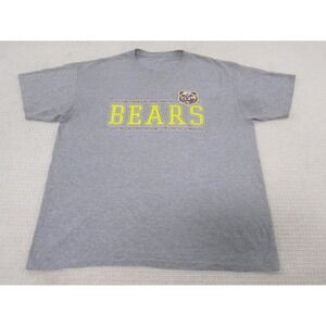Central Bears‎ Athletics Shirt Mens Large Gray Graphic Tee Short Sleeve Crewneck